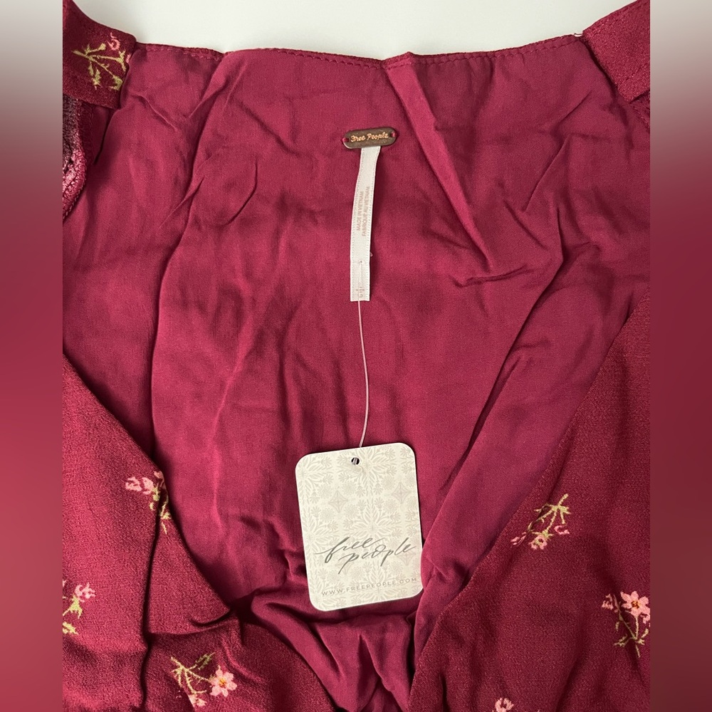 Free People | NWT Floral Mini Dress - Picture 9 of 10